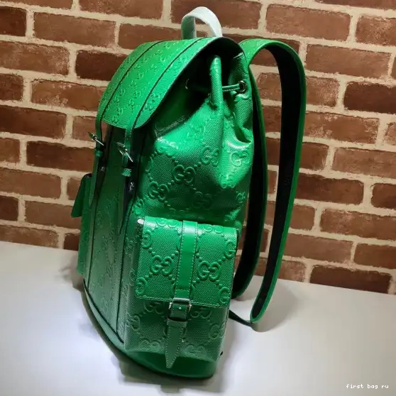 Firstbag ru GUCCI embossed GG backpack 0508